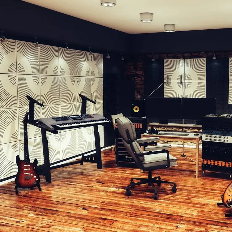 Дървени перфорирани акустични панели